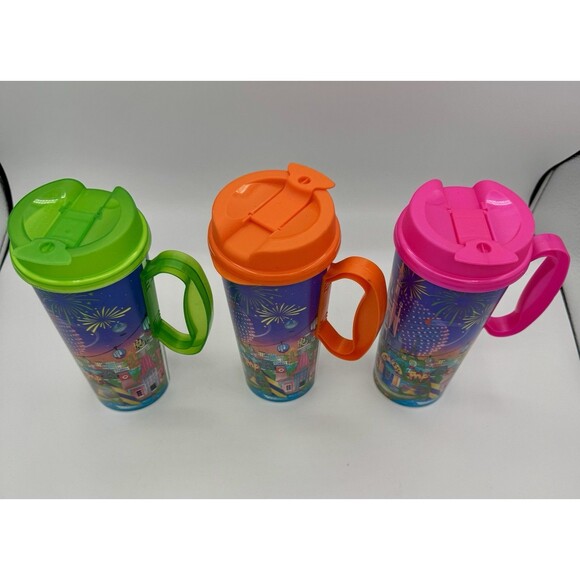 2024 Disney World Refillable Resort Mug Mickey & Friends 4 Parks EUC - Picture 3 of 9